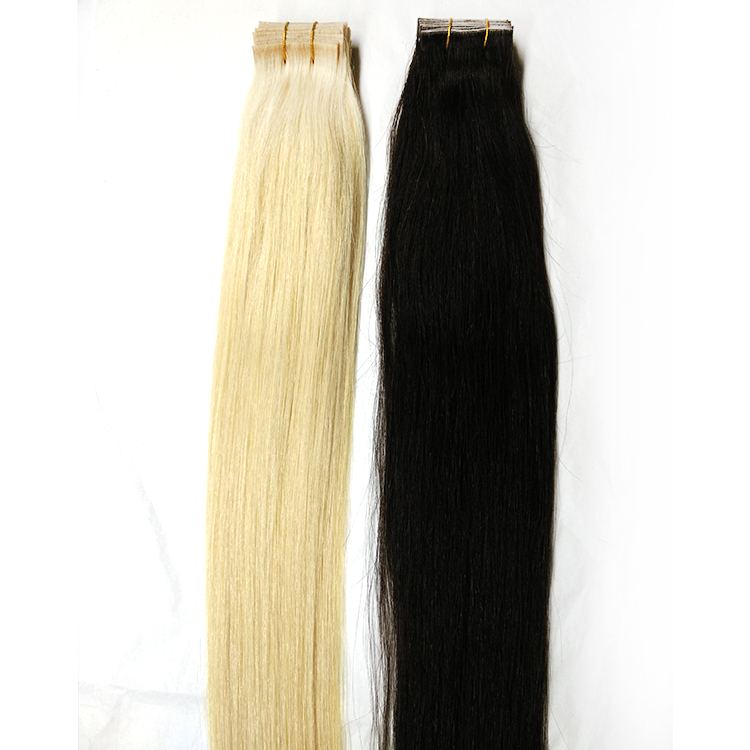 Top quality blond human hair extension blck hair indian pu tape new products