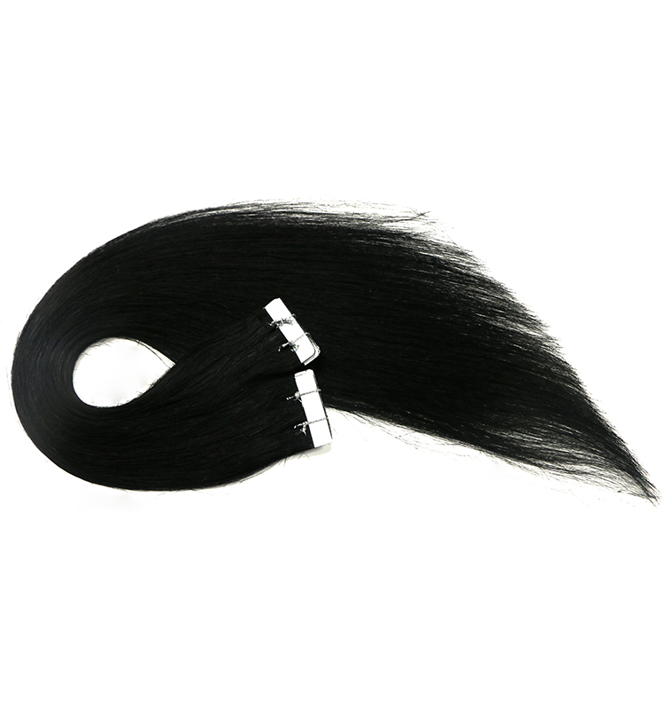 Top quality human hair extension unprocessed virgin remy black hair grade 9a
