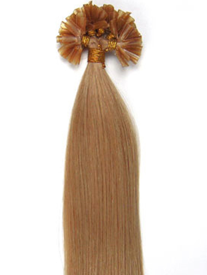 U Dica extensão do cabelo humano remy virgem cabelo colorido unha cabelo ponta