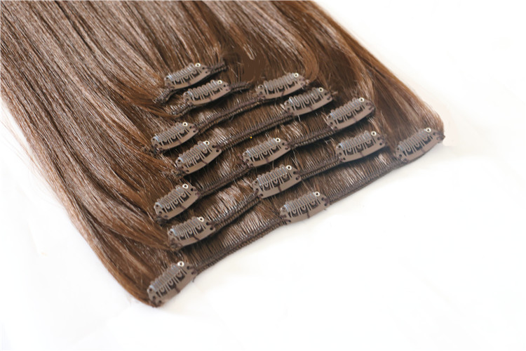 Unprocessed Wholesale Cheapest 100% Human Hair double drawn clip in hair