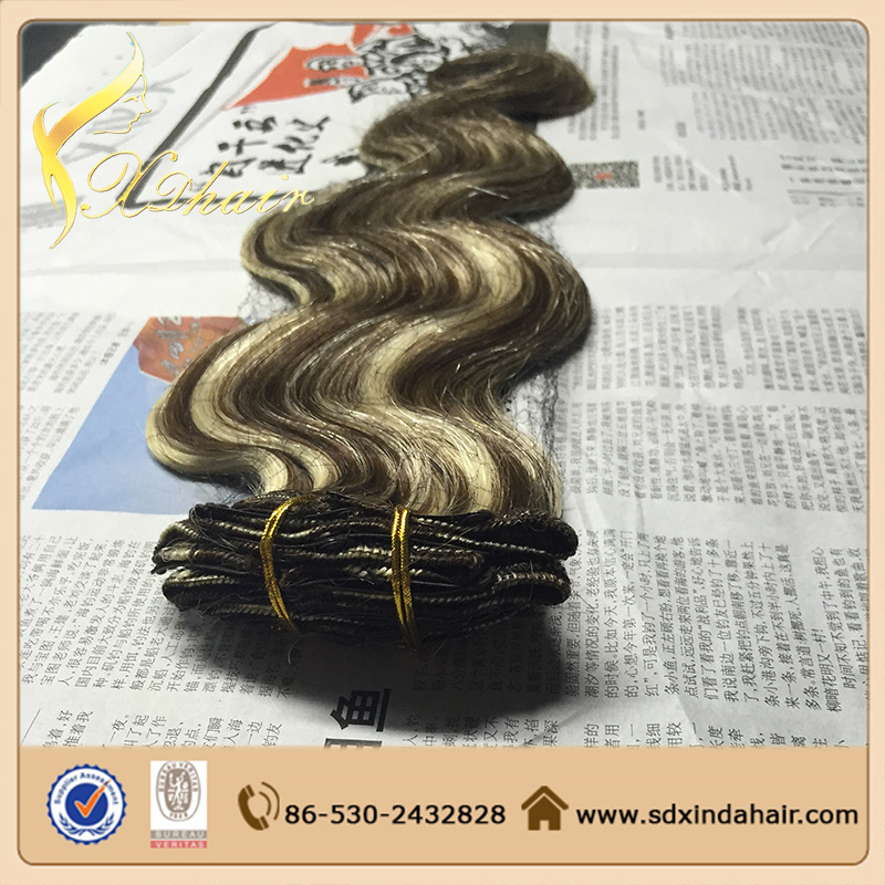 Unprocessed wholesale cheapest human clip in hair