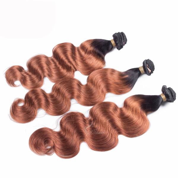 Virgin Brazilian hair ombre,body wave ombre hair weaves,cheap ombre hair extension
