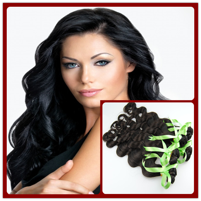 Wholesale 10-30 inch 100% Peruvian Virgin Hair Body Wave Remy Human Hair Bundles