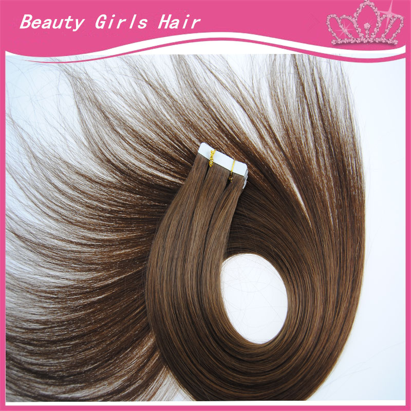 Wholesale 22 inches remy indian strong seamless double drawn 2.5g ombre remy tape hair extension