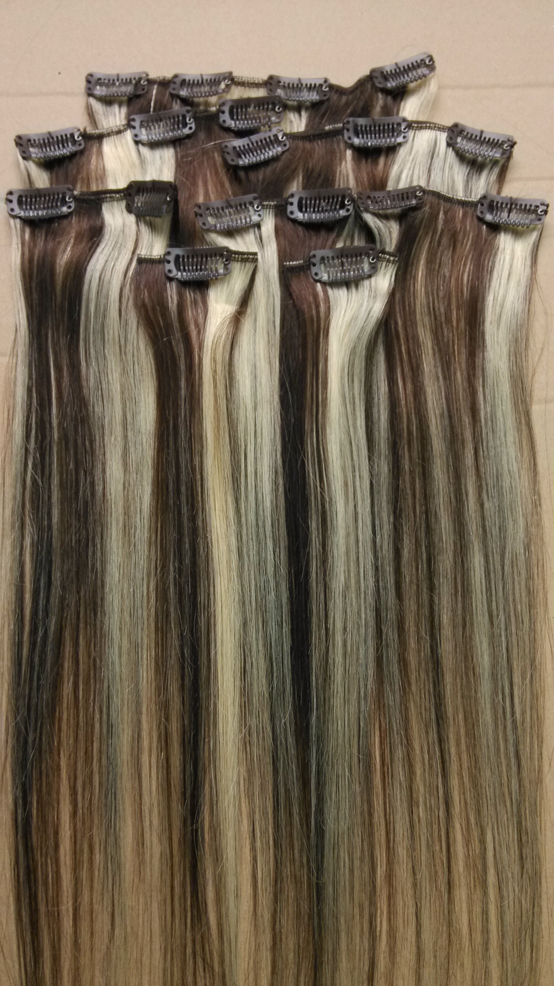 Wholesale Cheap Virgin Brazilian Clip In Hair Extension 100% Unprocessed Silky Straight Clip In Hair Extensions For Black Women
