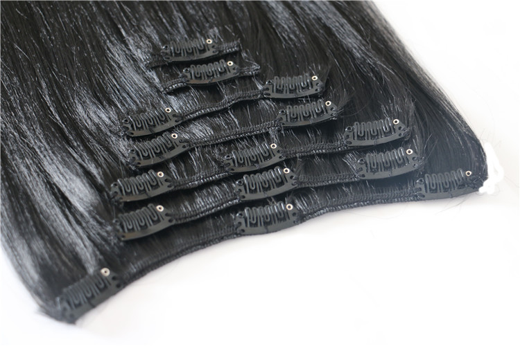 Wholesale Cheapest 100% Indian clip in hair extension