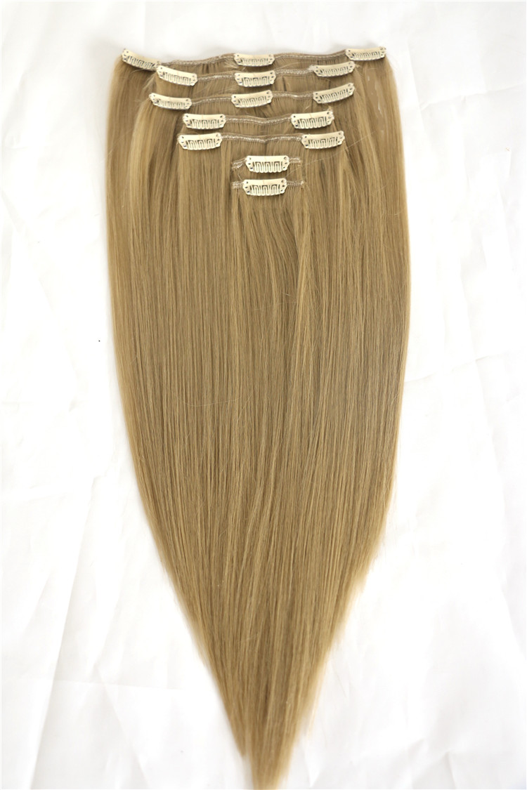 Wholesale Cheapest Full Head Clip On Hair Extensions