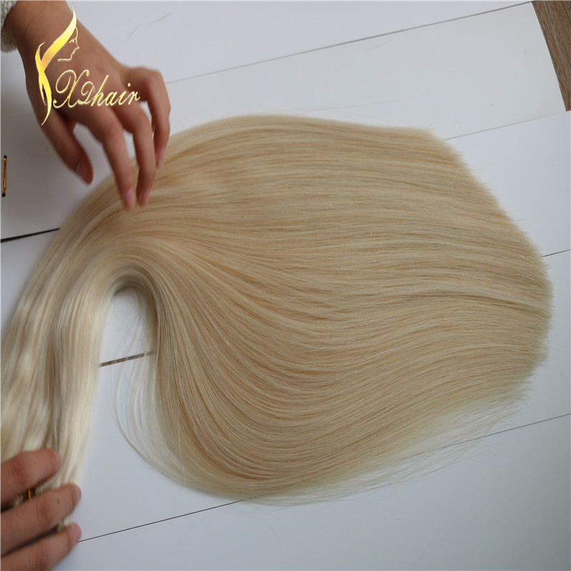 Wholesale Double Drawn silky straight human hair weft,ombre color virgin remy braizlian hair weaving