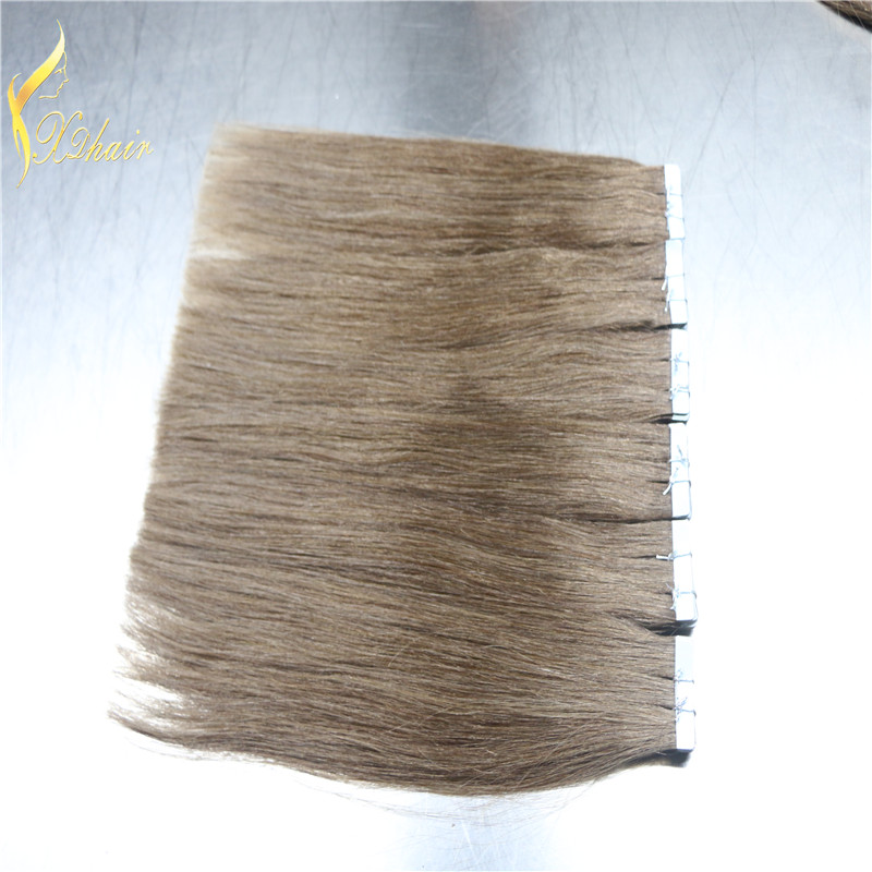 Wholesale Tape In Hair Extentions Natural Looking 100% High Grade Brazilian Human Tape Hair