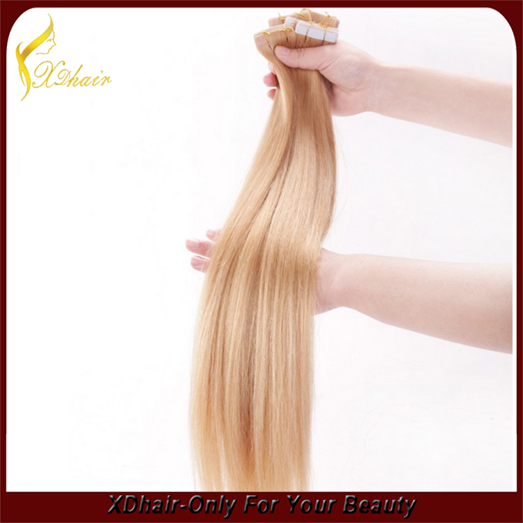 Wholesale price top grade keratin glue 100% Brazilian virgin remy hair natural looking Germany glue tape hair extension