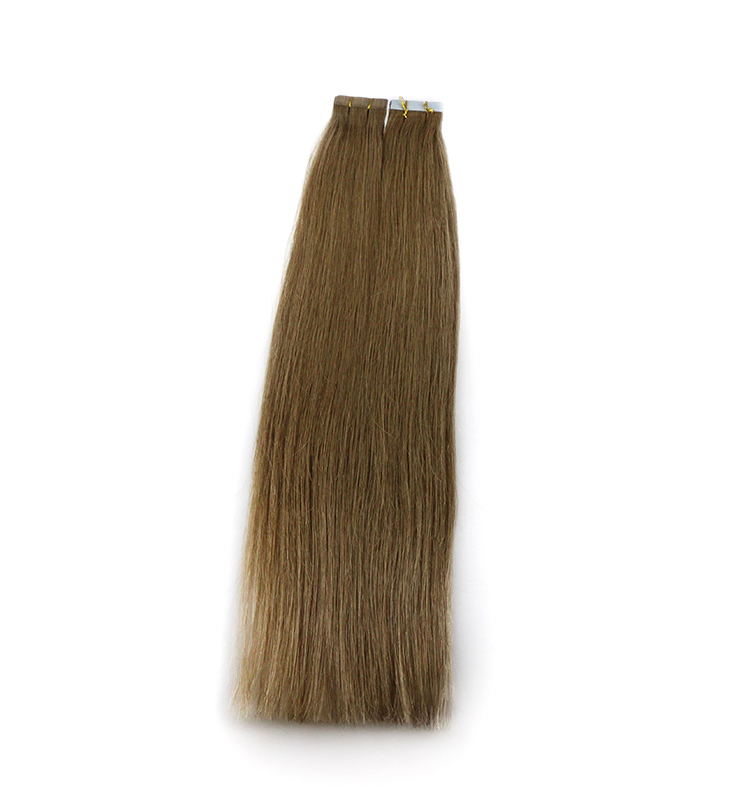 aliexpress wholesale 8a grade brown indian temple hair skin weft 100% virgin brazilian remy human hair PU tape hair extension