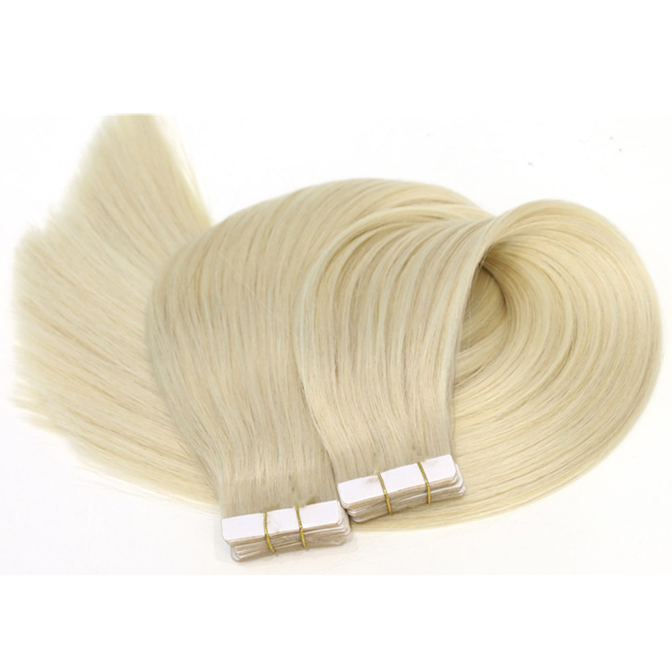 braiding hair double drawn virgin brazilian indian remy human PU tape hair extension