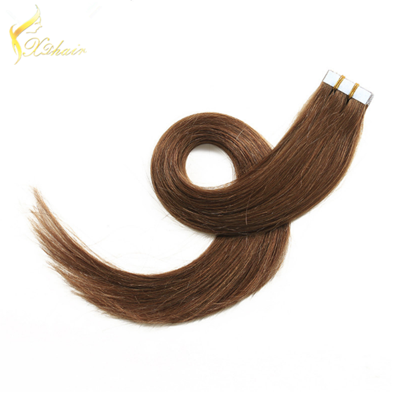 factory cheap 100% human hair extension tape hair, China vendors wholesale tape hair extension