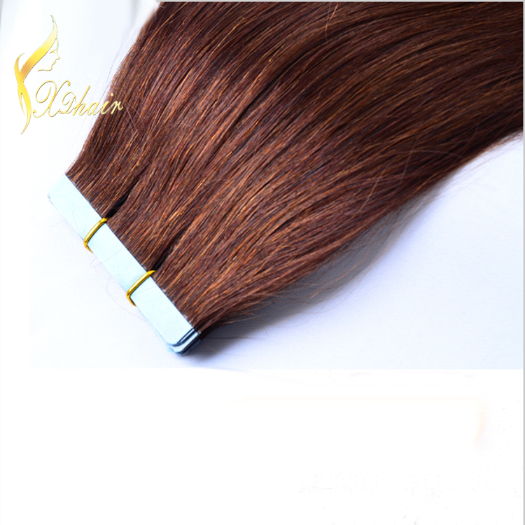 grade 6A shedding free remy tape in human hair extension brazilian hair tape hair