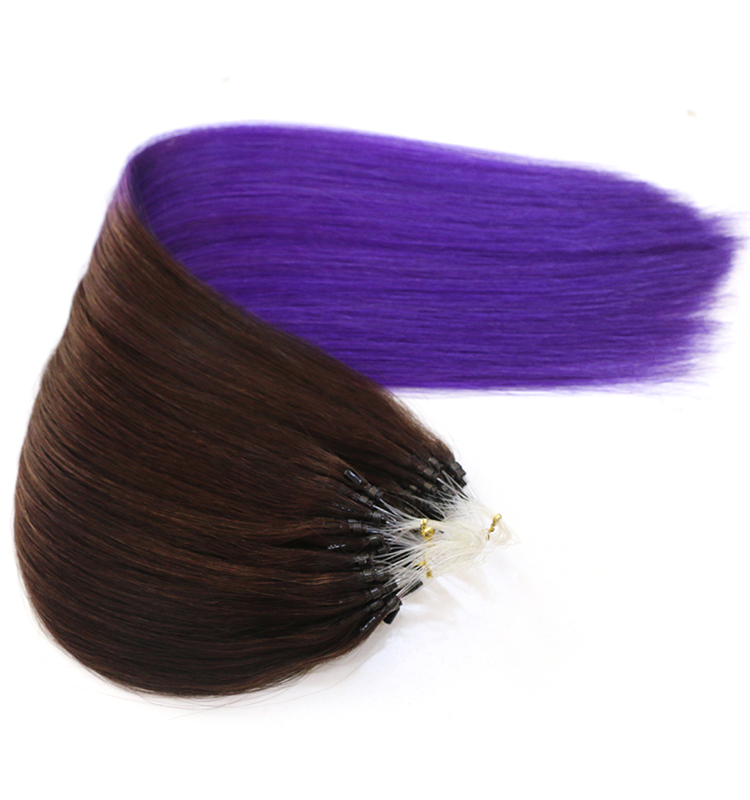 hair wholesale supplier in china 100% virgin brazilian remy human hair seamless micro loop ring hair extension