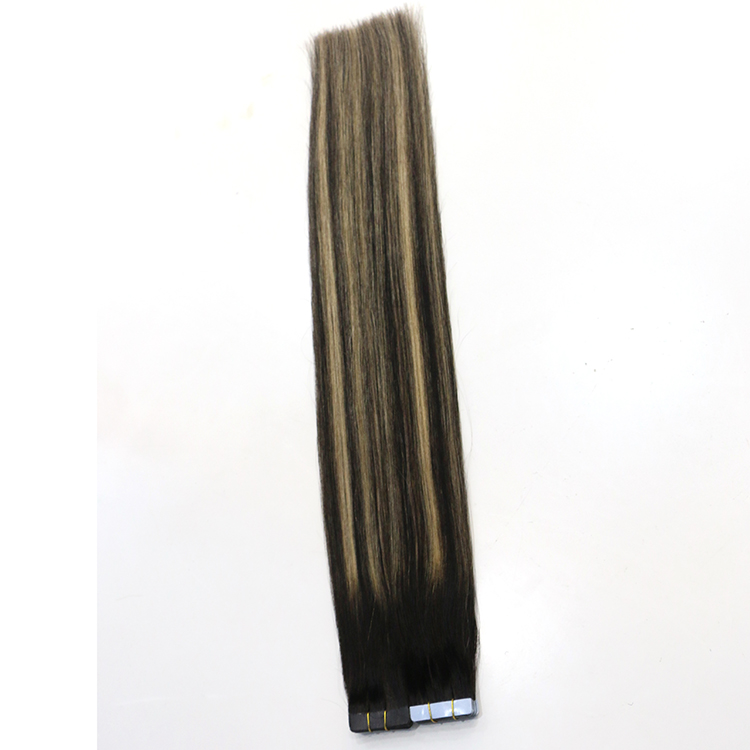 hot sale two tone balayage virgin brazilian indian remy human PU tape hair extension