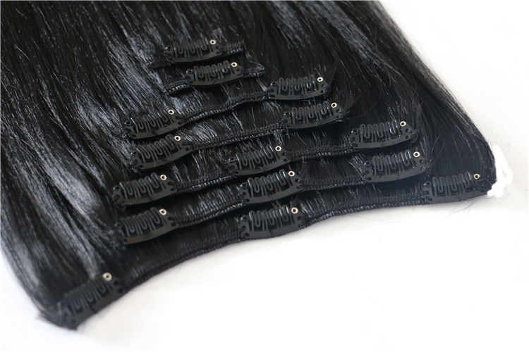 hot selling Wholesale Cheapest Full Head Clip On Hair Extensions