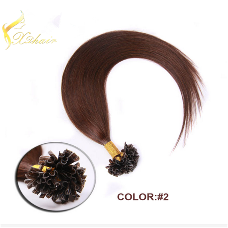 indian hair online Top Sale Nail tip hair, U tip Virgin Indian human hair Extensions
