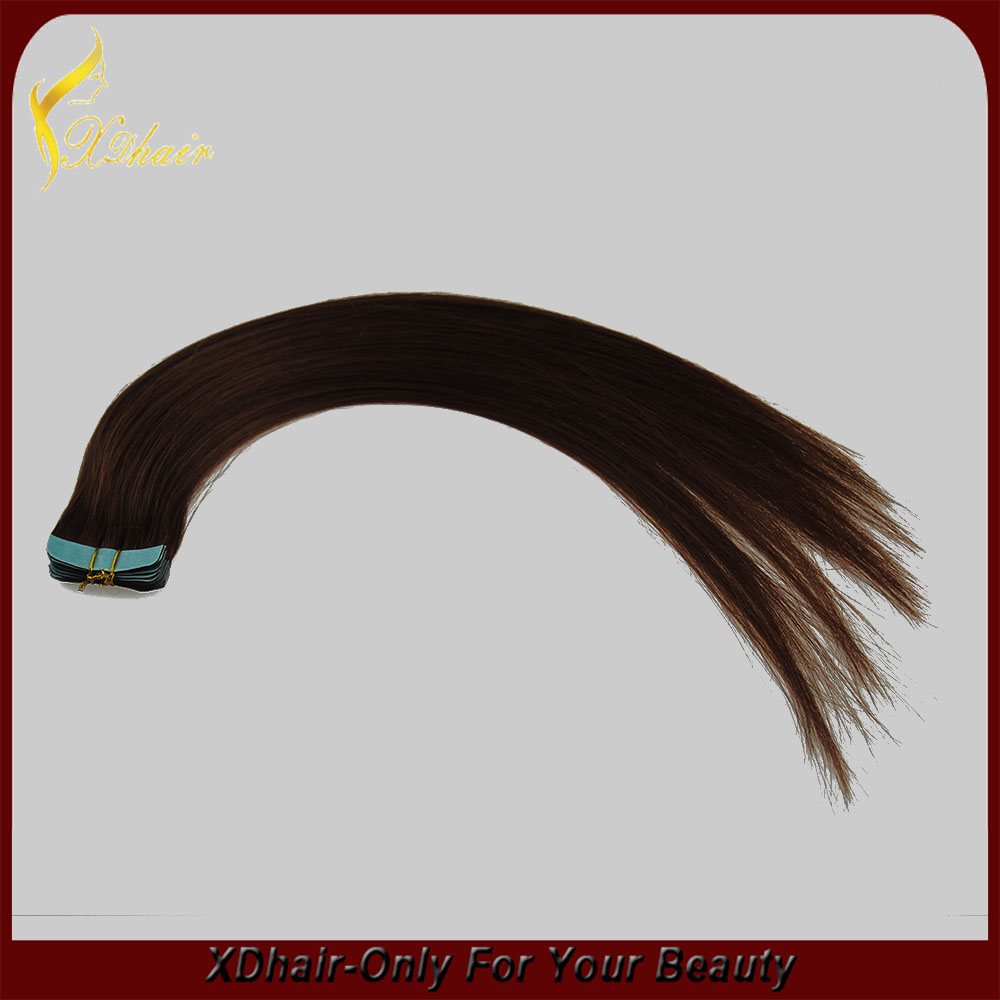 venta caliente humano de Remy extensiones de cabello de cinta