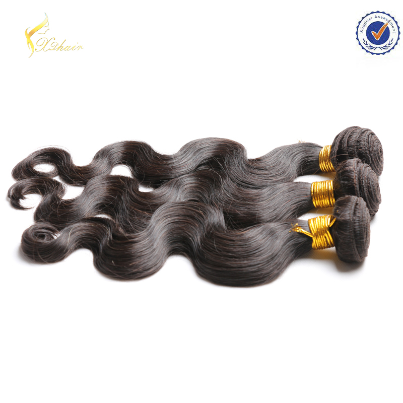 raw unprocessed classi 100% indian human hair extensions silky straight hair weaving