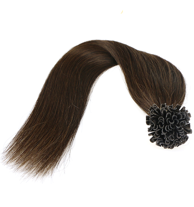 raw virgin unprocessed hair wholesale 100% brazilian remy human hair U nail tip hair extension