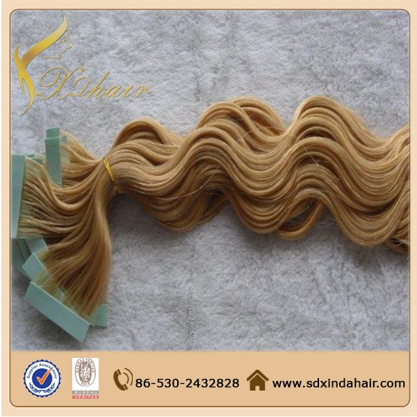 wholesale price pu skin hair weft hair extension 100 tape in hair extentions