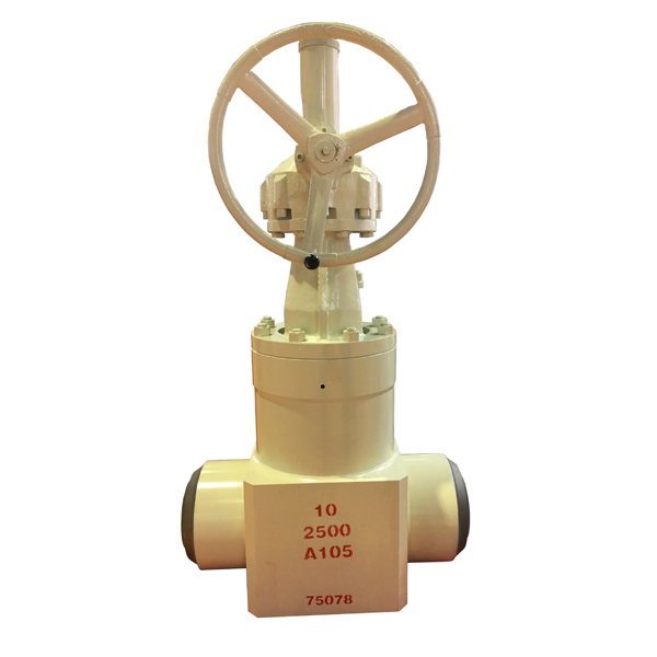 10 '' 2500LB A105 high pressure seal BW hand wheel gate valve