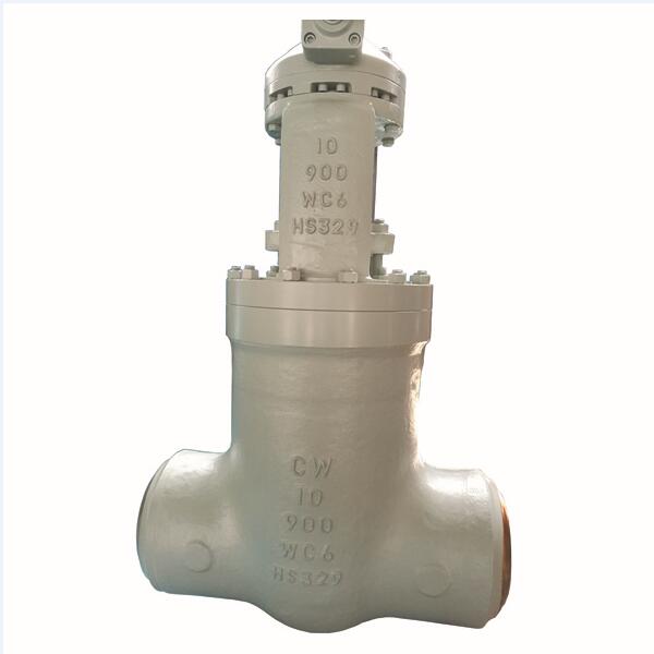 10'' 900LB WC6 High temperature high pressure seal BW hand wheel operate gate valve