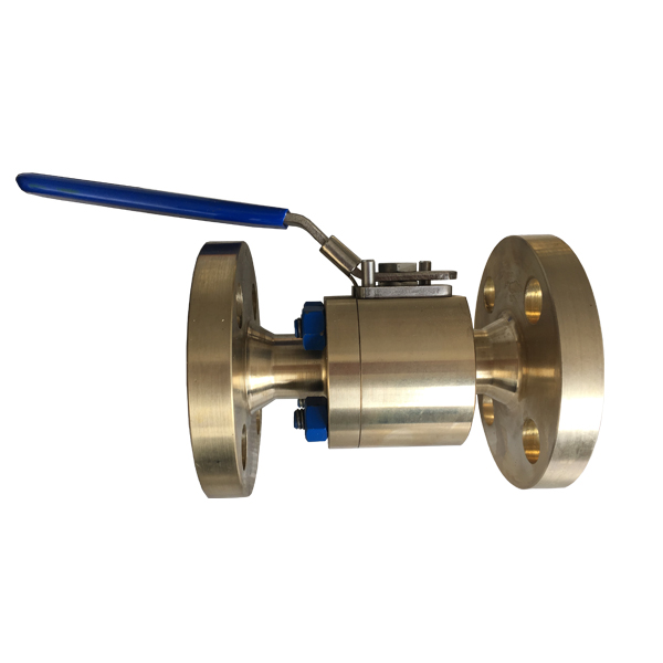 3/4'' 300LB  ASTM B148 UNS C95800 RPTFE seat FF reduced port floating level operated ball valve