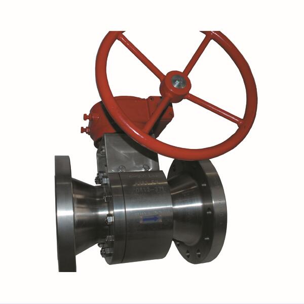 6'' 300LB B381 F2 RF flange 2pc reduce port hand wheel operated ball valve