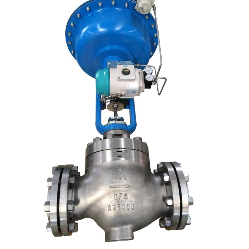6'' 300LB CF8 RF end pneumatic control valve
