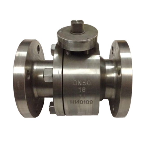 DN50 PN16 B381 F2 metal seated floating RF connection 2 pc bare stem ball valve
