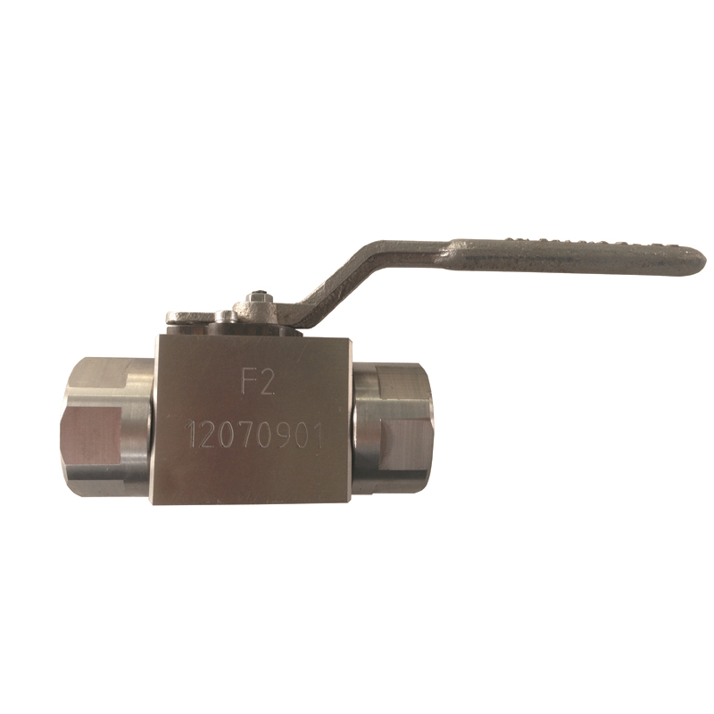 Handle operated 1/2'' 150LB ASTM B348 Gr. F-2 PTFE seat floating NPT connection 3 pc ball valve