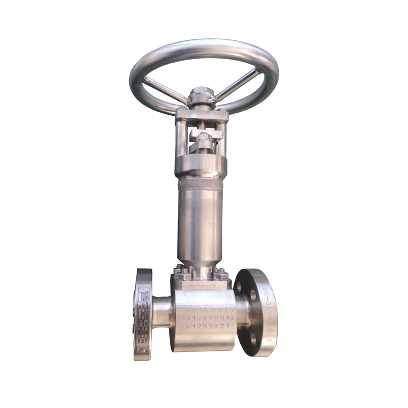 Handle wheel operated DN15 PN16 ASTM B182 F904L forged hard face seat  RF connection bellow sealed globe valve