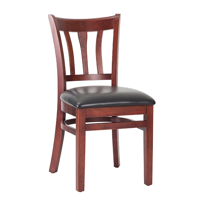 Modern Vertical Slat Wood Dining Chair Manufacturer