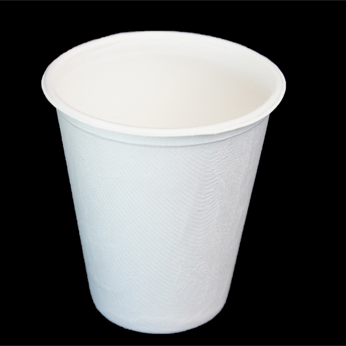 Proveedor de taza de beber de caña de azúcar ecológica biodegradable de 9-8 oz