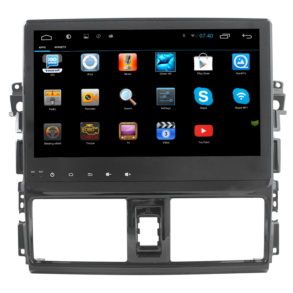 10.2'' Android 7.1 Toyota Vios   Car DVD GPS  ST-2702