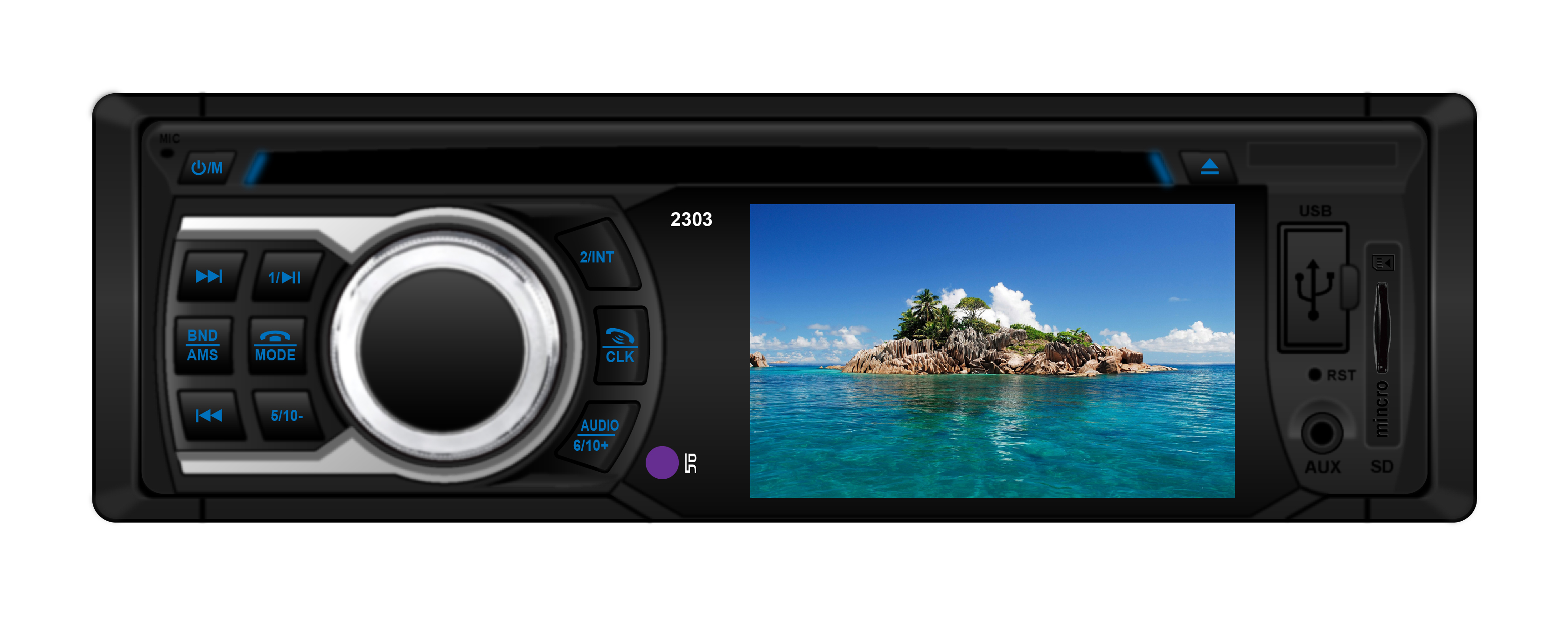 3inch Universal 1 din car mp3 player ST-2303