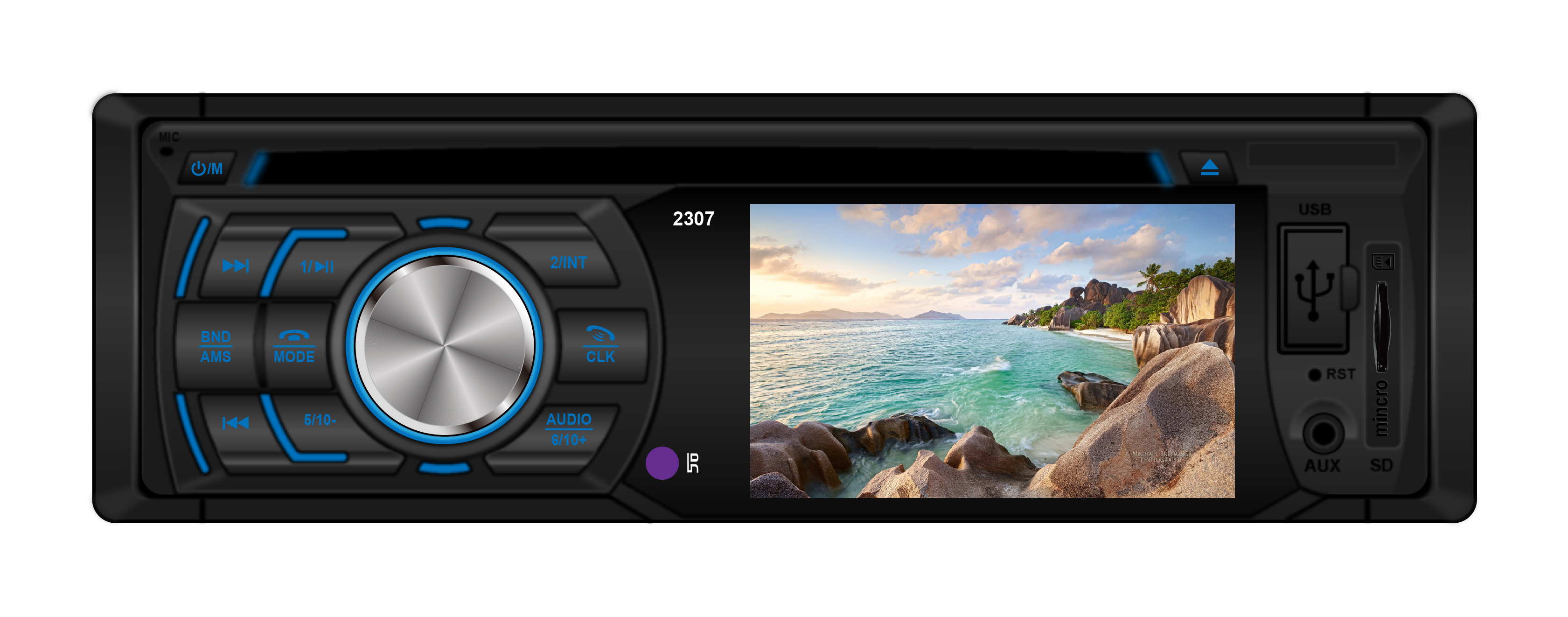 3inch Universal 1 din car mp3 player ST-2307