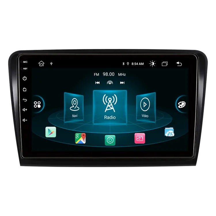 8+128g CarPlay DSP Android Auto para Skoda Soberb 2 2008-2015 Navegação 4G Autoradio estéreo Radio Radio Multimedia GPS DVD Player
