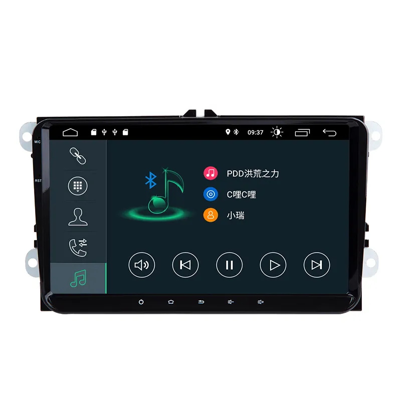 Android 12 Car DVD Player Rádio Estéreo para VW Golf 5 Golf 6 Polo Pastat CC Jetta Tiguan Touran GPS Navigation