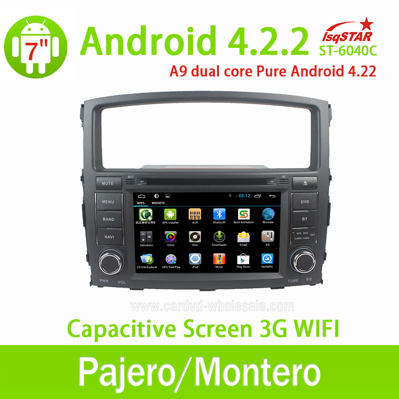 Android 7.1 DVD do carro para Mitsubishi Pajero / Montero