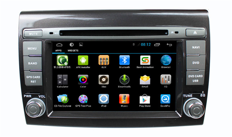Android7.1 FIAT Bravo 2007-2011 carro DVD GPS ST-8229C