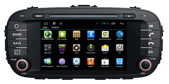 Android 7.1 Kia Soul 2014 do carro DVD GPS ST-7114C