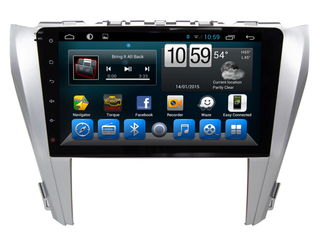 Android 7.1 Quad Core 1024*600 Car DVD player GPS Navigation stere for Toyota Camry 2015 ST-1026
