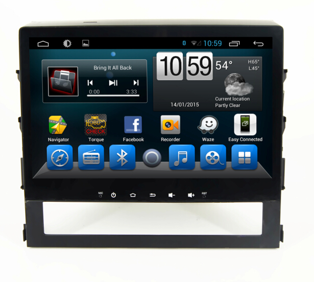 Android7.1 Quad Core 1024*600 Car DVD player GPS Navigation stere for toyota  Cruiser 2016