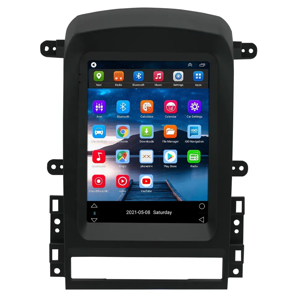 Android Car DVD Player para Chevrolet Captiva 2008-2012 2din 9,7 polegadas Radio GPS GPS Tesla Screen Car