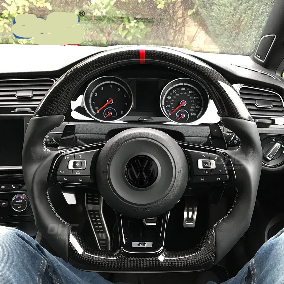Rodo de carro para Volkswagen VW Golf 7 R Golf7 Mk7 GTI 7R Rodas de direção
