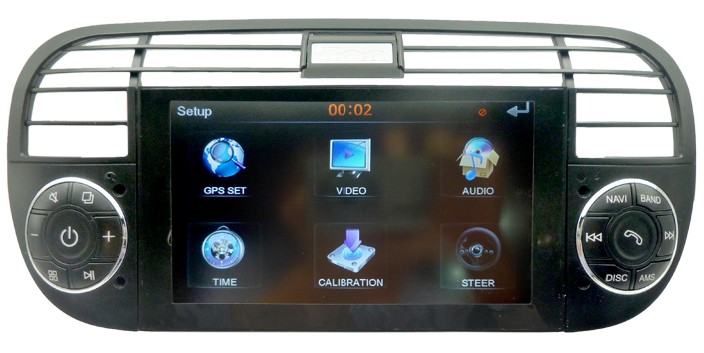 DVD do carro para FIAT 500 cardvd-atacado ST-6500