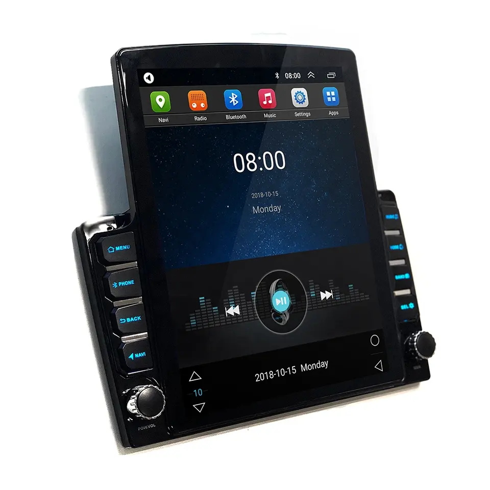 Nova tela de toque vertical Tesla de 9,7 polegadas de carro de 9,7 polegadas Sistema de navegação GPS Android Radio Auto Universal Auto